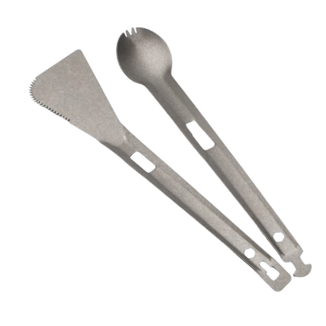 Titanium Vintage Portable Camping Cutlery Set
